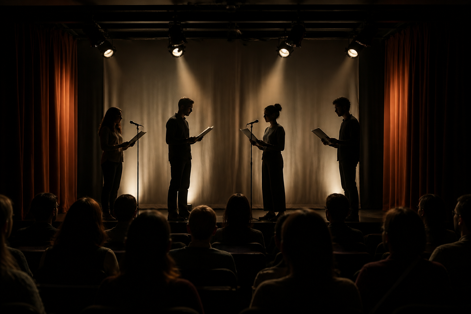 外文戏剧大赛舞台氛围