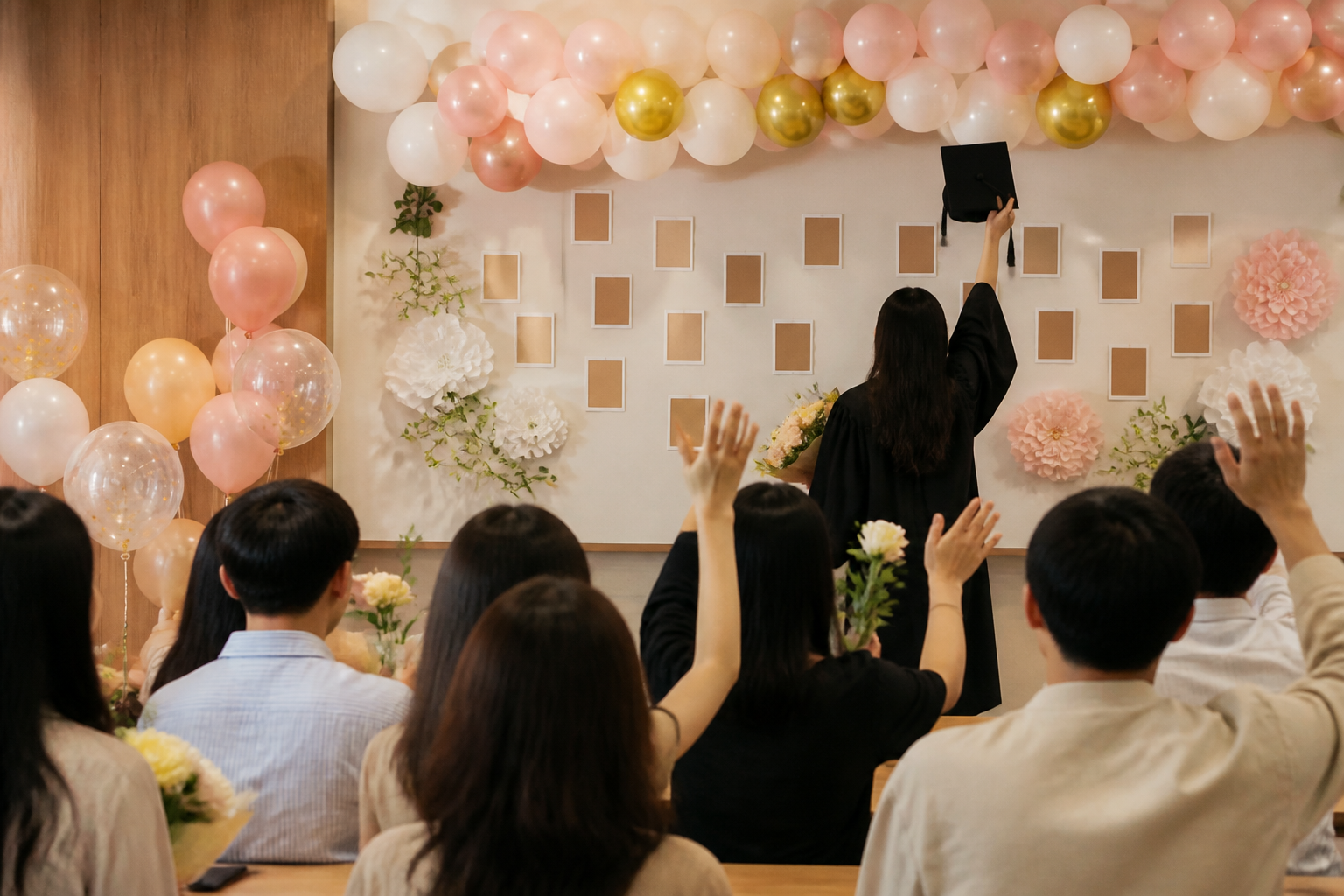 学院毕业欢送会布置